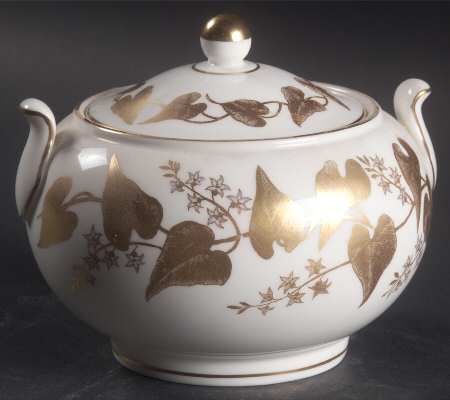 Buxton Gold 146 Shape Sugar Bowl & Lid