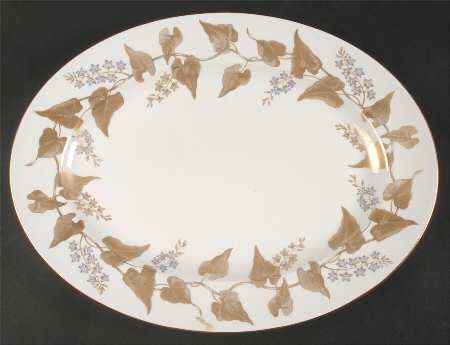 Buxton Gold 15" Oval Serving Platter