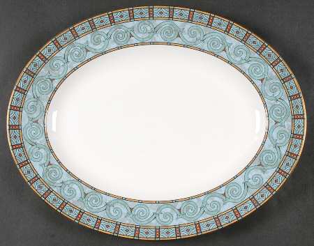 Byzantium 14" Oval Serving Platter