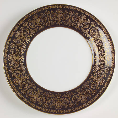 Caernarvon Black Salad Plate