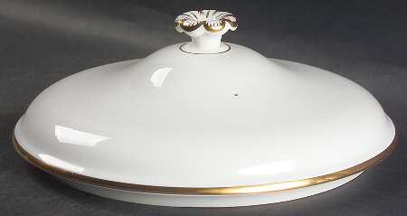 California (Bone) Lid for Round Vegetable