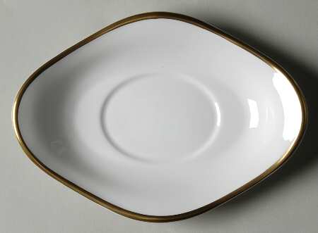 California (Bone) Underplate for Gravy Boat