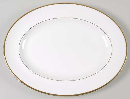 California (Bone) 13" Oval Serving Platter
