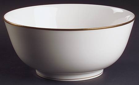 California (Bone) 9" Salad Serving Bowl