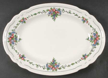 California (Earthenware) 15" Oval Serving Platter