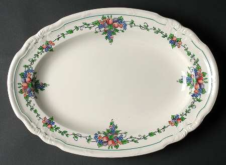 California (Earthenware) 13" Oval Serving Platter