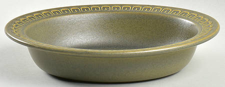 Cambrian Green 10" Oval Vegetable Bowl