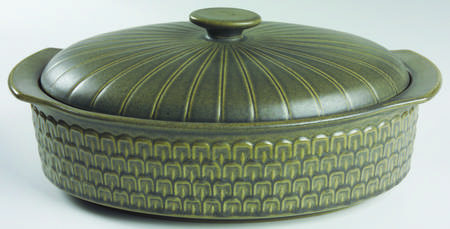 Cambrian Green 1.5 Quart Oval Covered Casserole