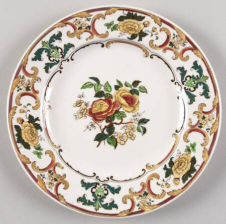 Camelia Salad Plate