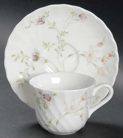 Campion Flat Demitasse Cup & Saucer Set
