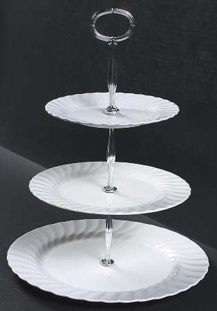Candlelight 13 7/8"-14 1/4" 3-Tiered Serving Tray(DP,SP,BB) HC