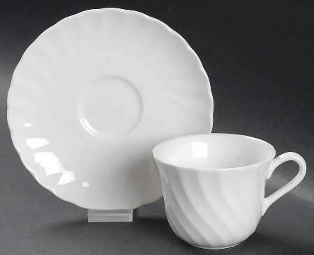 Candlelight Flat Demitasse Cup & Saucer Set
