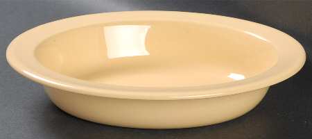 Cane Yellow 9" Oval Vegetable Bowl