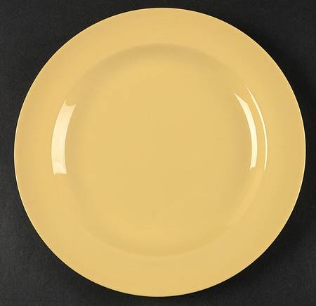 Cane Yellow Salad Plate