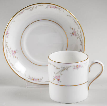 Carisbrooke Flat Demitasse Cup & Saucer Set