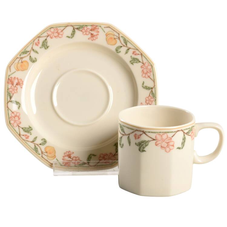 Carmel Flat Demitasse Cup & Saucer Set