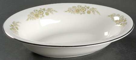 Caroline (Platinum) 9" Oval Vegetable Bowl