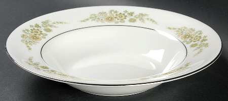 Caroline (Platinum) Rim Soup Bowl