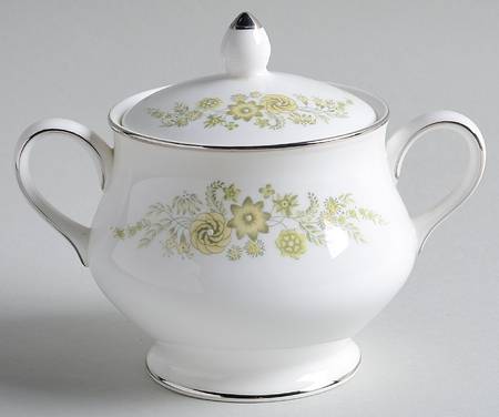 Caroline (Platinum) Sugar Bowl & Lid