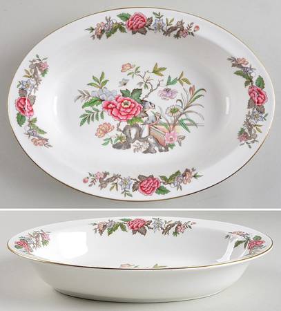 Cathay 10" Oval Vegetable Bowl