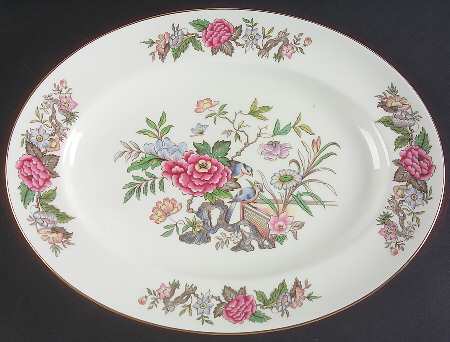 Cathay 13" Oval Serving Platter