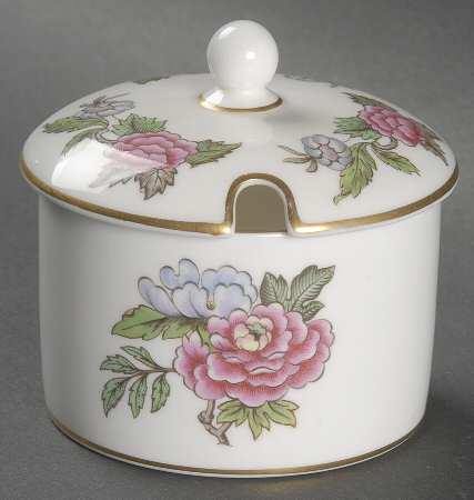 Cathay Mustard Jar & Lid