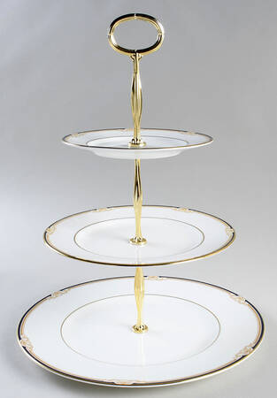 Cavendish 13 7/8"-14 1/4" 3-Tiered Serving Tray(DP,SP,BB) HC