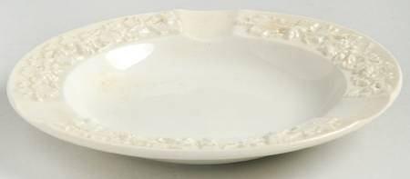 Cream Color on Cream Color (Plain Edge) 5" Round Ashtray