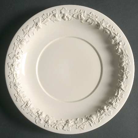 Cream Color on Cream Color (Plain Edge) Underplate for Tureen