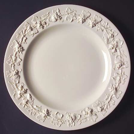 Cream Color on Cream Color (Plain Edge) Dinner Plate