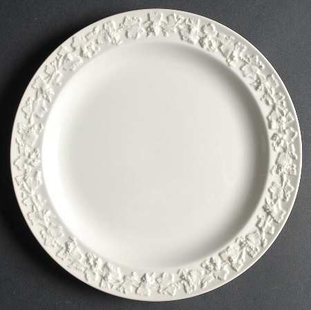 Cream Color on Cream Color (Plain Edge) Luncheon Plate