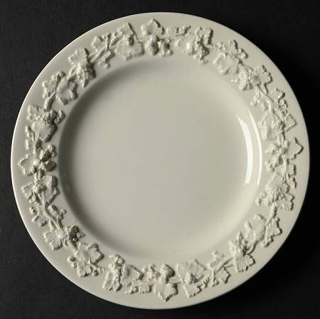 Cream Color on Cream Color (Plain Edge) Dessert/Pie Plate