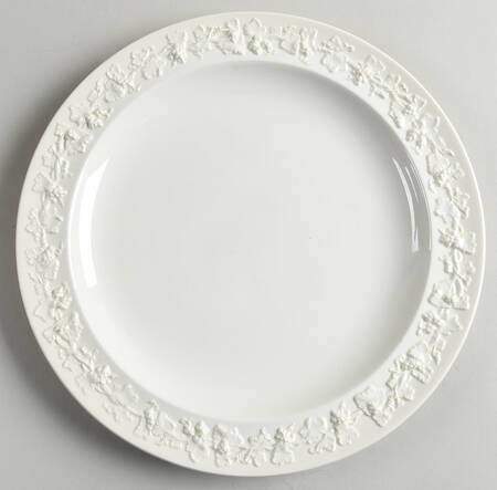 Cream Color on Cream Color (Shell Edge) Dinner Plate