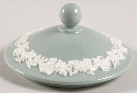 Cream Color on Celadon (Plain) Lid for Sugar Bowl