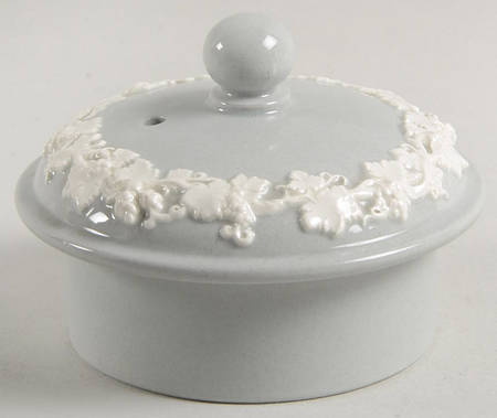 Cream Color on Grey (Plain) Lid for Coffee Pot
