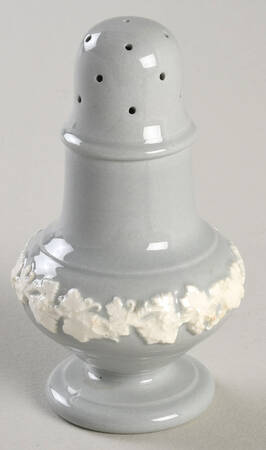 Cream Color on Grey (Plain) Salt Shaker