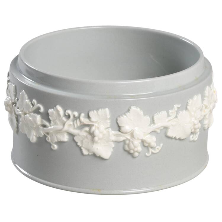 Cream Color on Grey (Plain) Candy Box No Lid