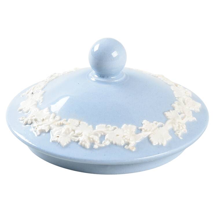 Cream Color on Lavender (Plain) Lid for Mini Sugar Bowl