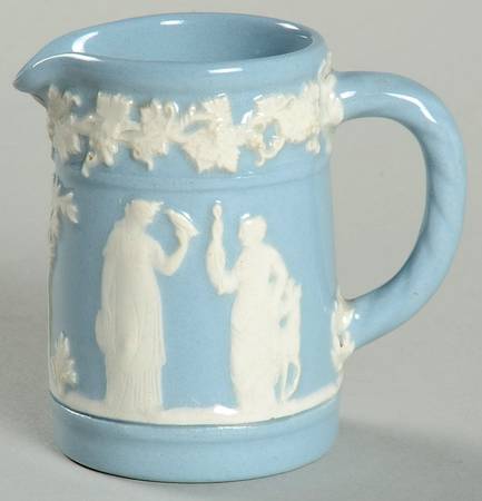 Cream Color on Lavender (Plain) Miniature Jug