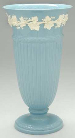 Cream Color on Lavender (Plain) 10" Vase