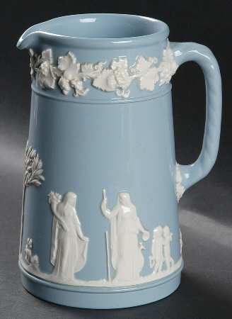 Cream Color on Lavender (Plain) 22 Oz Pitcher