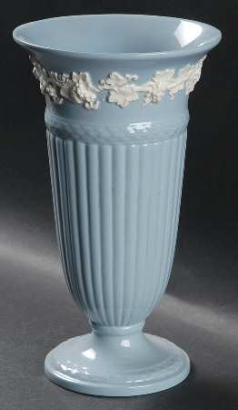 Cream Color on Lavender (Plain) 8" Vase