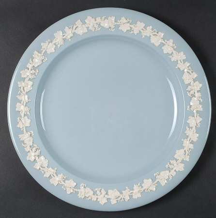 Cream Color on Lavender (Plain) 12" Chop Plate (Round Platter)