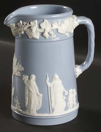 Cream Color on Lavender (Plain) 10 Oz Pitcher