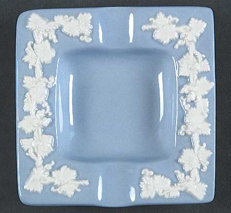 Cream Color on Lavender (Plain) Square Ashtray