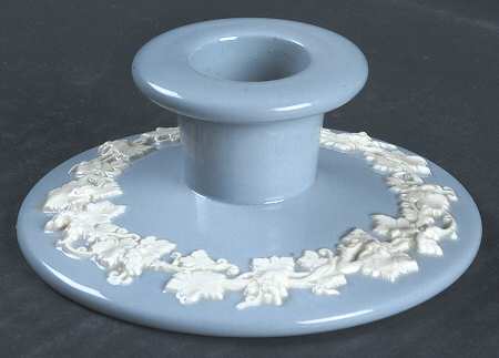 Cream Color on Lavender (Plain) 1" Small Candlestick