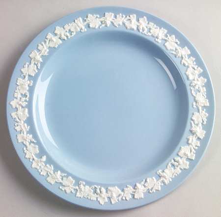 Cream Color on Lavender (Plain) Salad Plate