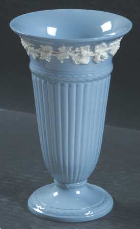 Cream Color on Lavender (Plain) 6" Vase