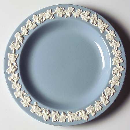 Cream Color on Lavender (Plain) Bread & Butter Plate