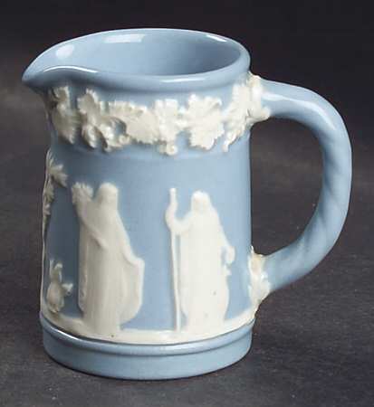 Cream Color on Lavender (Plain) Miniature Jug